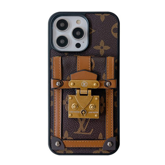 Lou GG Card Chain Chain Case para iPhone