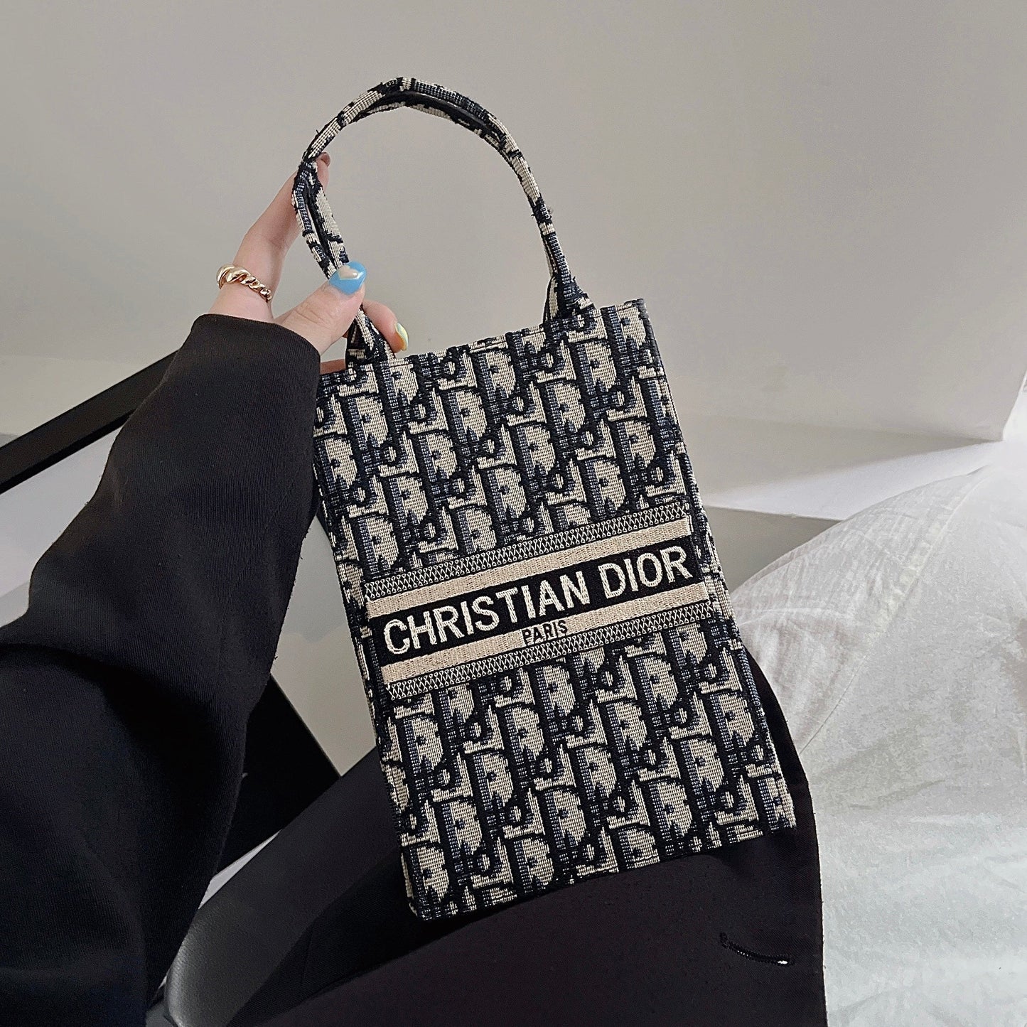 Sacola clássica com cinta de crossbody