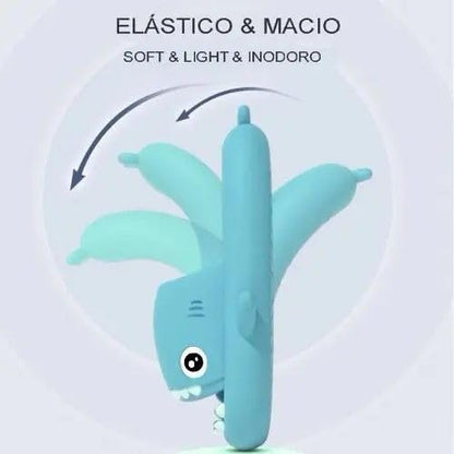 Chinelo Sandália Babuche Nuvem Tubarão Shark Infantil