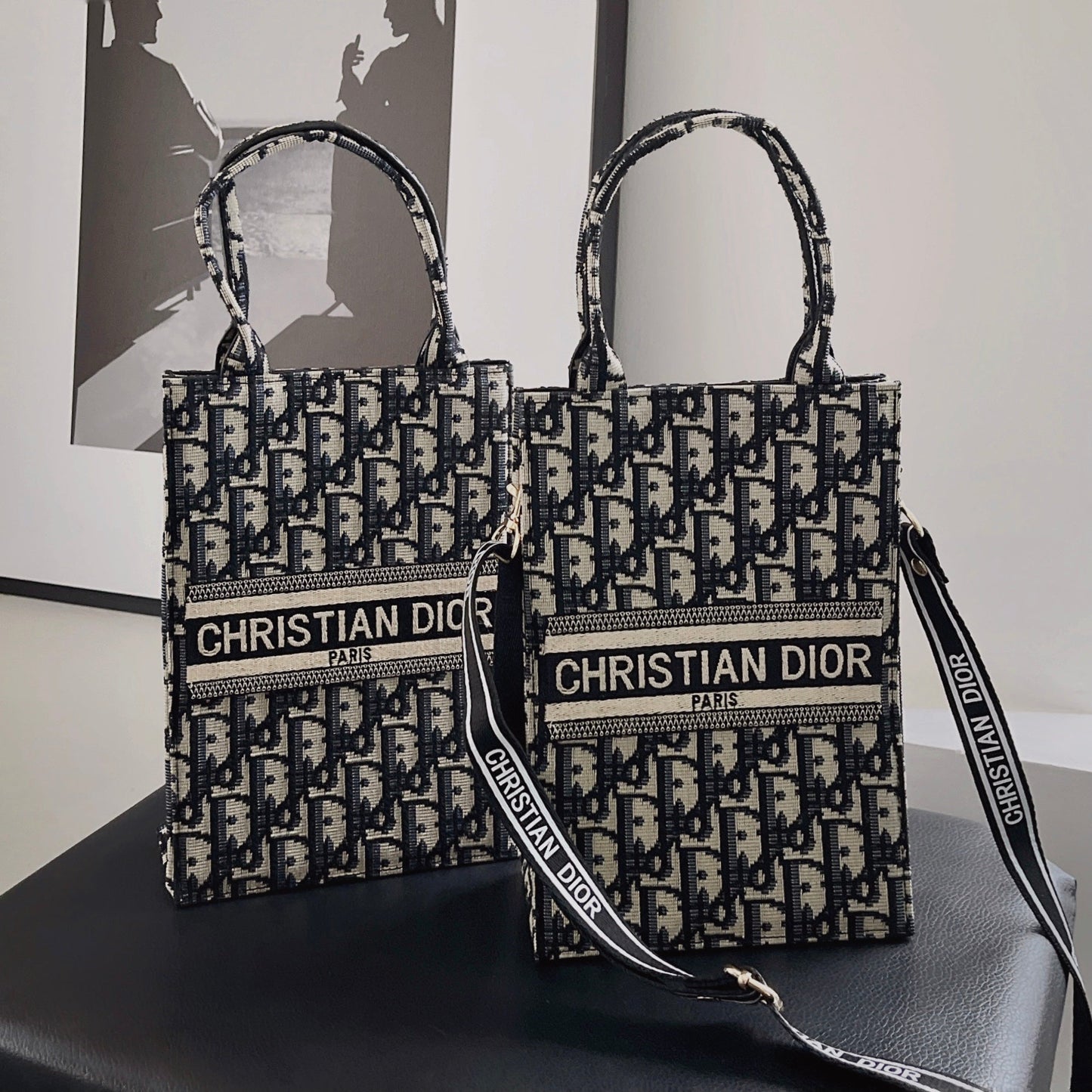 Sacola clássica com cinta de crossbody