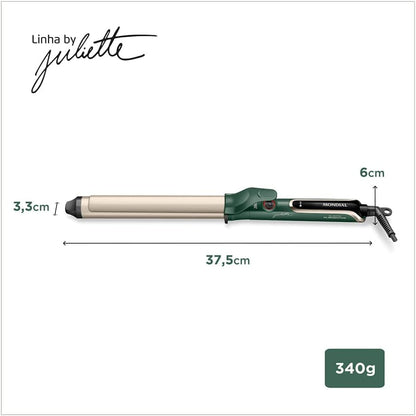 Modelador de Cachos By Juliette, Mondial, Verde Oliva, 70W, Bivolt - MC-JU-02