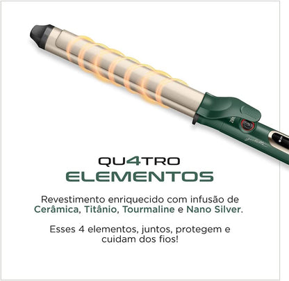 Modelador de Cachos By Juliette, Mondial, Verde Oliva, 70W, Bivolt - MC-JU-02