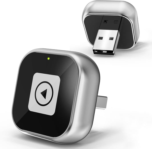 Adaptador CarPlay sem fio para iPhone – Design Mini USB, Plug & Play, conexão automática, converte com fio para CarPlay sem fio em segundos, compatível com iOS 10+ (atualização 2025) para carros 2016+