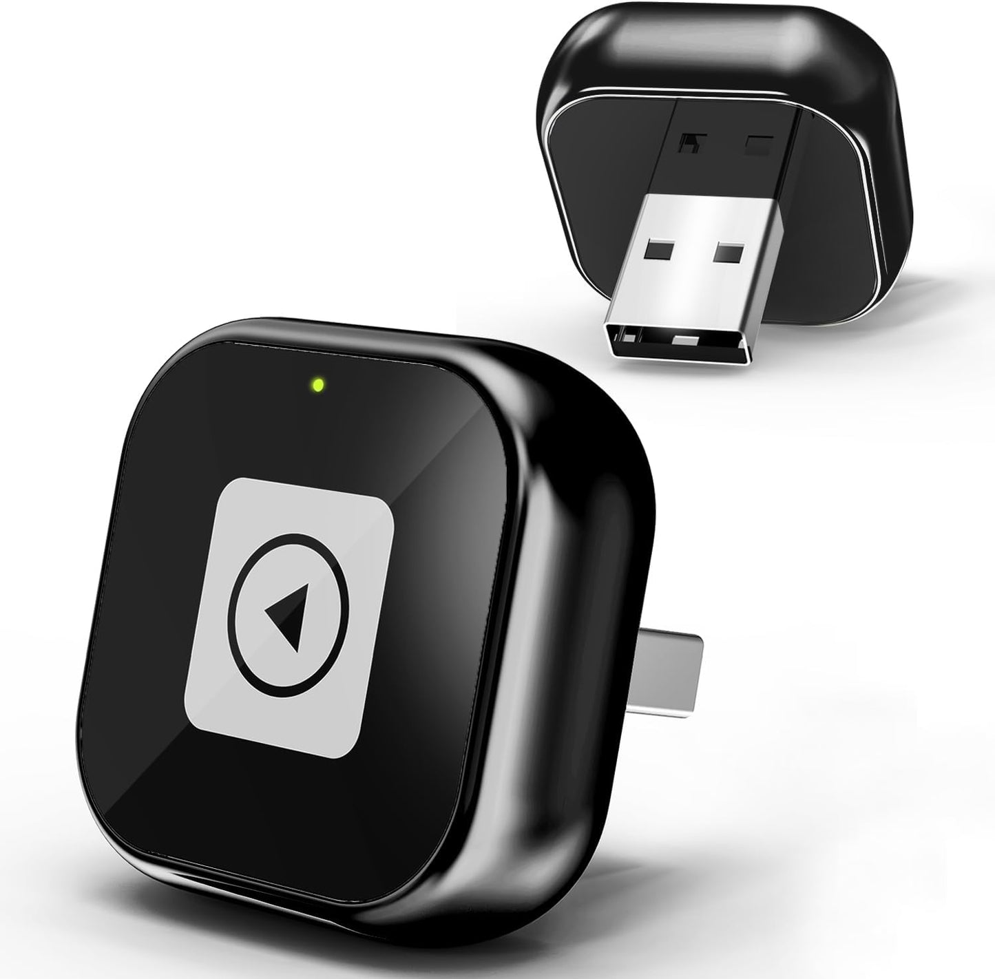 Adaptador CarPlay sem fio para iPhone – Design Mini USB, Plug & Play, conexão automática, converte com fio para CarPlay sem fio em segundos, compatível com iOS 10+ (atualização 2025) para carros 2016+