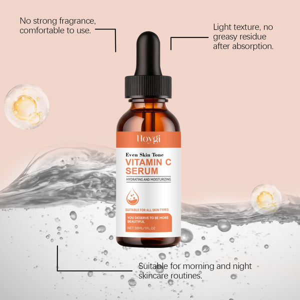 Vitamin C Face Serum, Antioxidant Hydrating Serum for Dull Skin, Daily Nourishing &amp; Smoothing Facial Serum, 1 Fl Oz