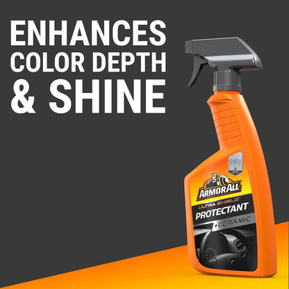 Armor All Spray protetor Extreme Shield, limpador interno de carro com proteção UV contra rachaduras e desbotamento, 40 ml