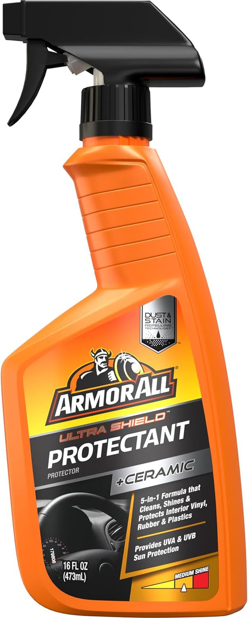 Armor All Spray protetor Extreme Shield, limpador interno de carro com proteção UV contra rachaduras e desbotamento, 40 ml
