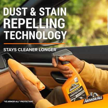 Armor All Spray protetor Extreme Shield, limpador interno de carro com proteção UV contra rachaduras e desbotamento, 40 ml