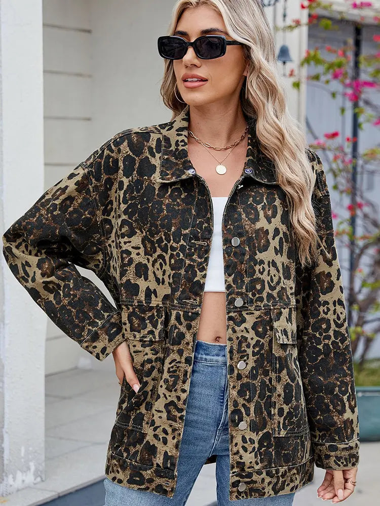 Casaco de Ganga Vintage Oversized