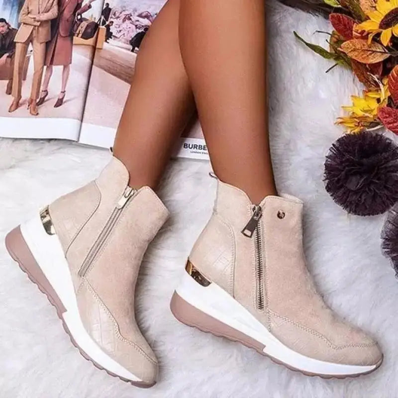 Arvani Mid-Top Sneakers