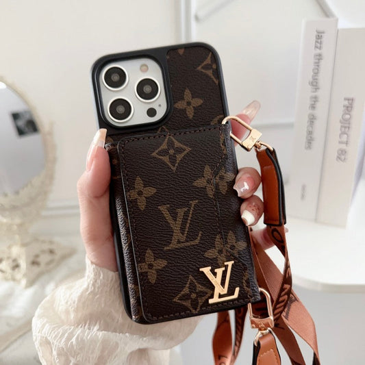 Lou Side Card Bag Crossbody Chain iPhone