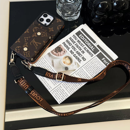 Lou Chain Chain Chain Brown iPhone Case