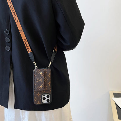 Lou Chain Chain Chain Brown iPhone Case