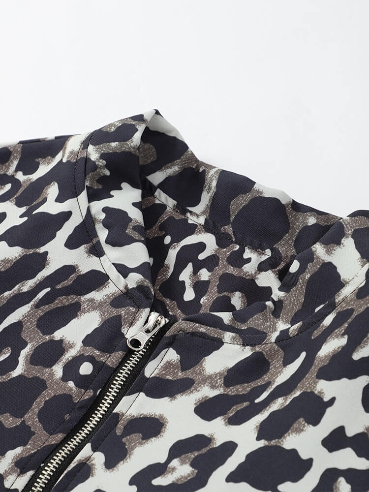 Jaqueta Casual Animal Print