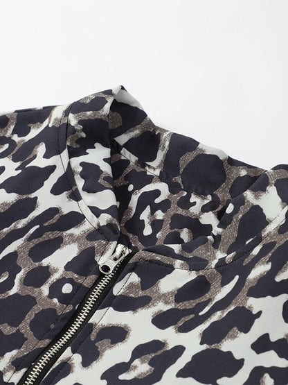 Jaqueta Casual Animal Print