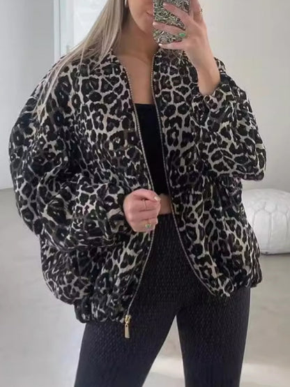 Jaqueta Casual Animal Print