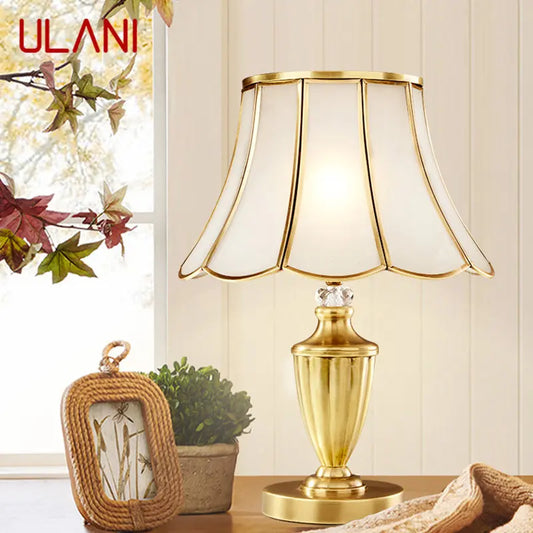 ULANI Contemporary Brass Table Lighting LED Copper Desk Lamp Creative Decor  For Modern Home Living Bed Room