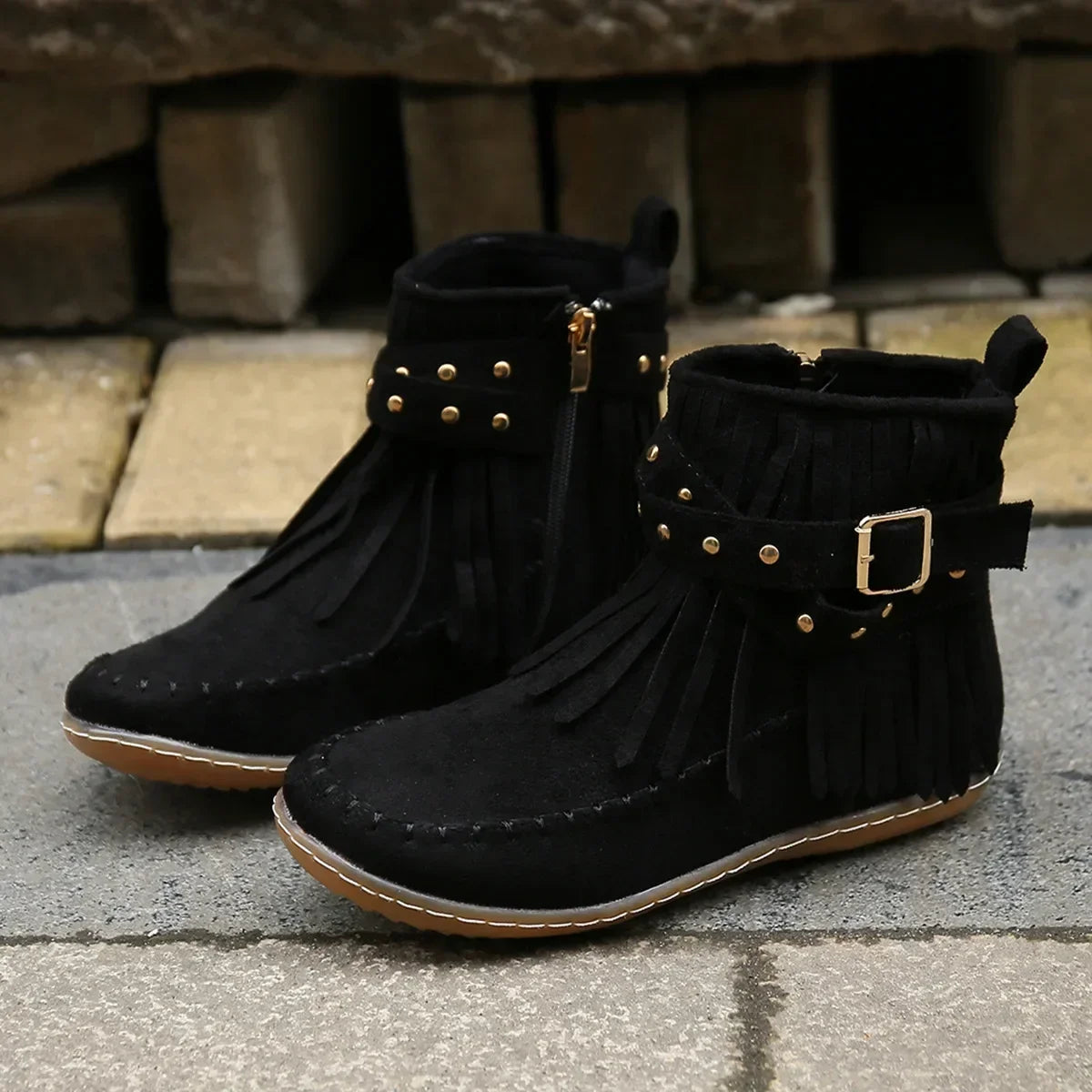 Ravina Fringe Boots