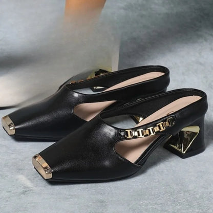 Marciana Metal Toe Heels