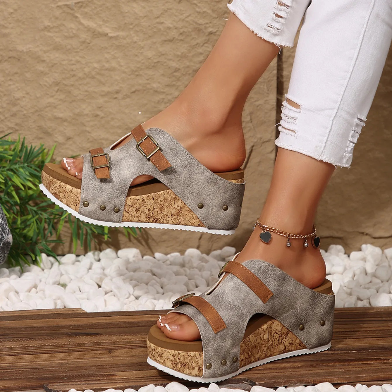 Zanira Buckle Slides