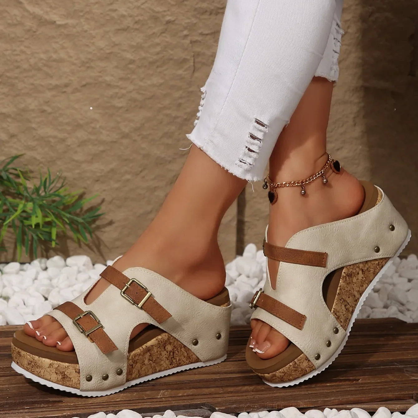 Zanira Buckle Slides