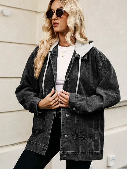 Casaco de Ganga Vintage Oversized