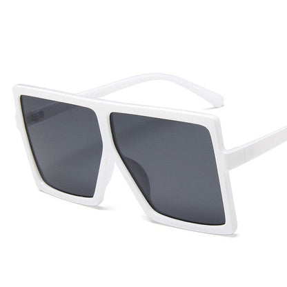 Óculos de sol de grandes dimensões de plástico designers de marca quadrada Big Frame Sunglasses para fêmeas UV400 Sun Glasses masculino Oculos Masculino