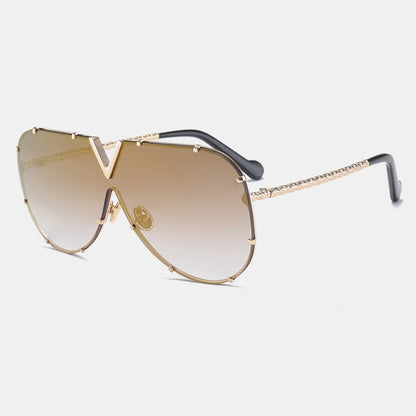 Royal Girl 2020 Novos óculos de sol Homens Mulheres Projeto de marca Metal Metal Frame Personalidade de alta qualidade UNISSISEX Sun Glasses MS678
