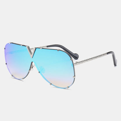 Royal Girl 2020 Novos óculos de sol Homens Mulheres Projeto de marca Metal Metal Frame Personalidade de alta qualidade UNISSISEX Sun Glasses MS678