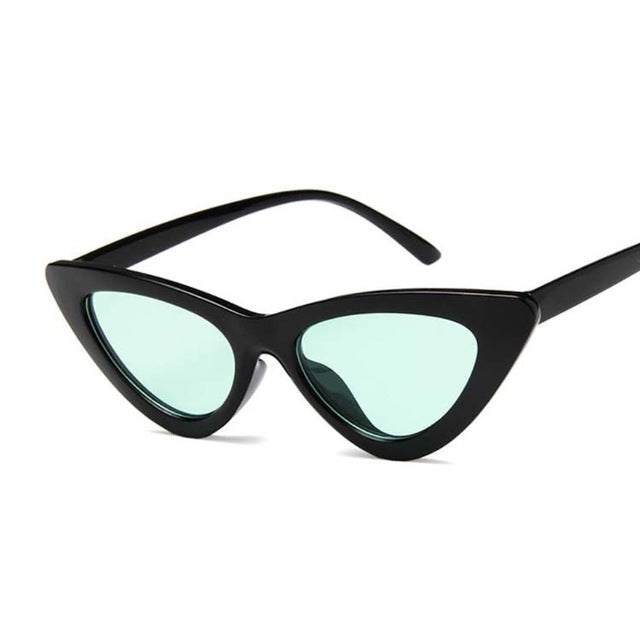 Novos óculos de sol retro moda feminina designer de marca vintage olho de gato preto de sol branco óculos feminino uv400 oculos