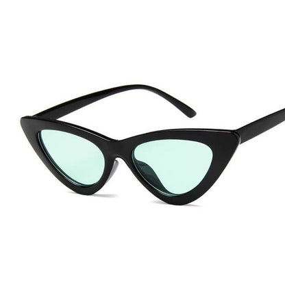 Novos óculos de sol retro moda feminina designer de marca vintage olho de gato preto de sol branco óculos feminino uv400 oculos
