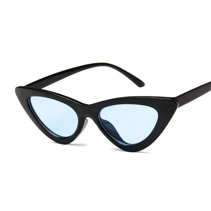 Novos óculos de sol retro moda feminina designer de marca vintage olho de gato preto de sol branco óculos feminino uv400 oculos