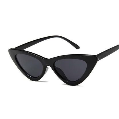 Novos óculos de sol retro moda feminina designer de marca vintage olho de gato preto de sol branco óculos feminino uv400 oculos