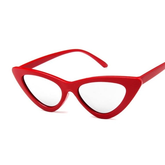 Novos óculos de sol retro moda feminina designer de marca vintage olho de gato preto de sol branco óculos feminino uv400 oculos