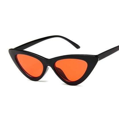 Novos óculos de sol retro moda feminina designer de marca vintage olho de gato preto de sol branco óculos feminino uv400 oculos