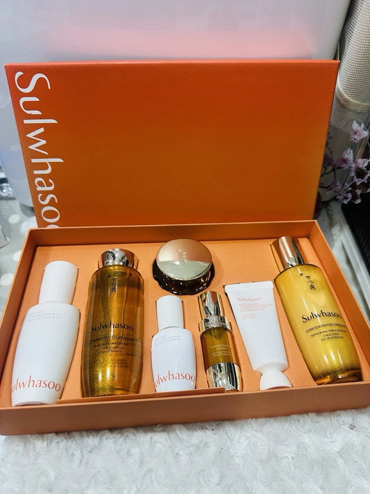 Kit Rejuvenescedor Concentrado de Ginseng Sulwhasoo (3 itens) Antirrugas K-Beauty