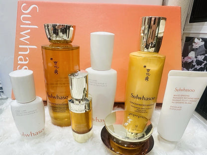 Kit Rejuvenescedor Concentrado de Ginseng Sulwhasoo (3 itens) Antirrugas K-Beauty
