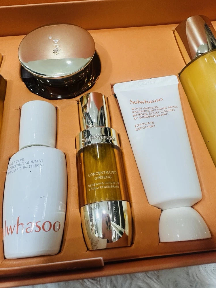 Kit Rejuvenescedor Concentrado de Ginseng Sulwhasoo (3 itens) Antirrugas K-Beauty