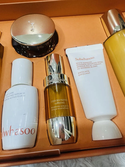 Kit Rejuvenescedor Concentrado de Ginseng Sulwhasoo (3 itens) Antirrugas K-Beauty